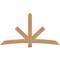 Ekena Millwork Alberta Smooth Timber Gable Bracket, Western Red Cedar, 84"W x 45"H x 1 1/2"D x 5 1/2"F, 13/12 Pitch GBW084X45X0206ALB00SWR - alternate 1